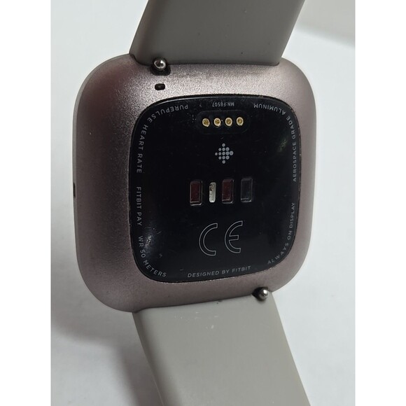 Fitbit Versa 2 Smartwatch Gray 40mm Alexa WR50M Always On Display W/ Charger - Picture 10 of 11